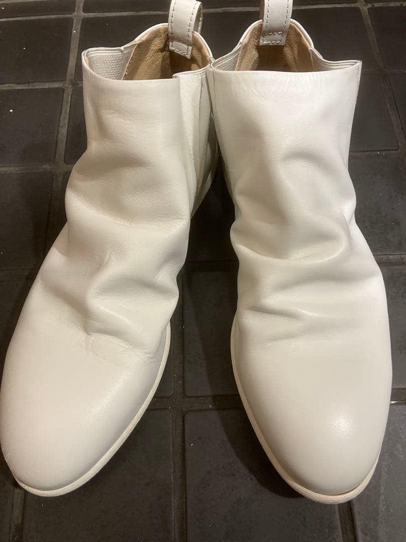 UNILINE ホワイト チャッカブーツ