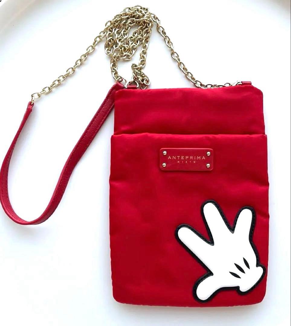 【美品used】アンテプリマ ミスト ディズニーコラボショルダーポーチ
