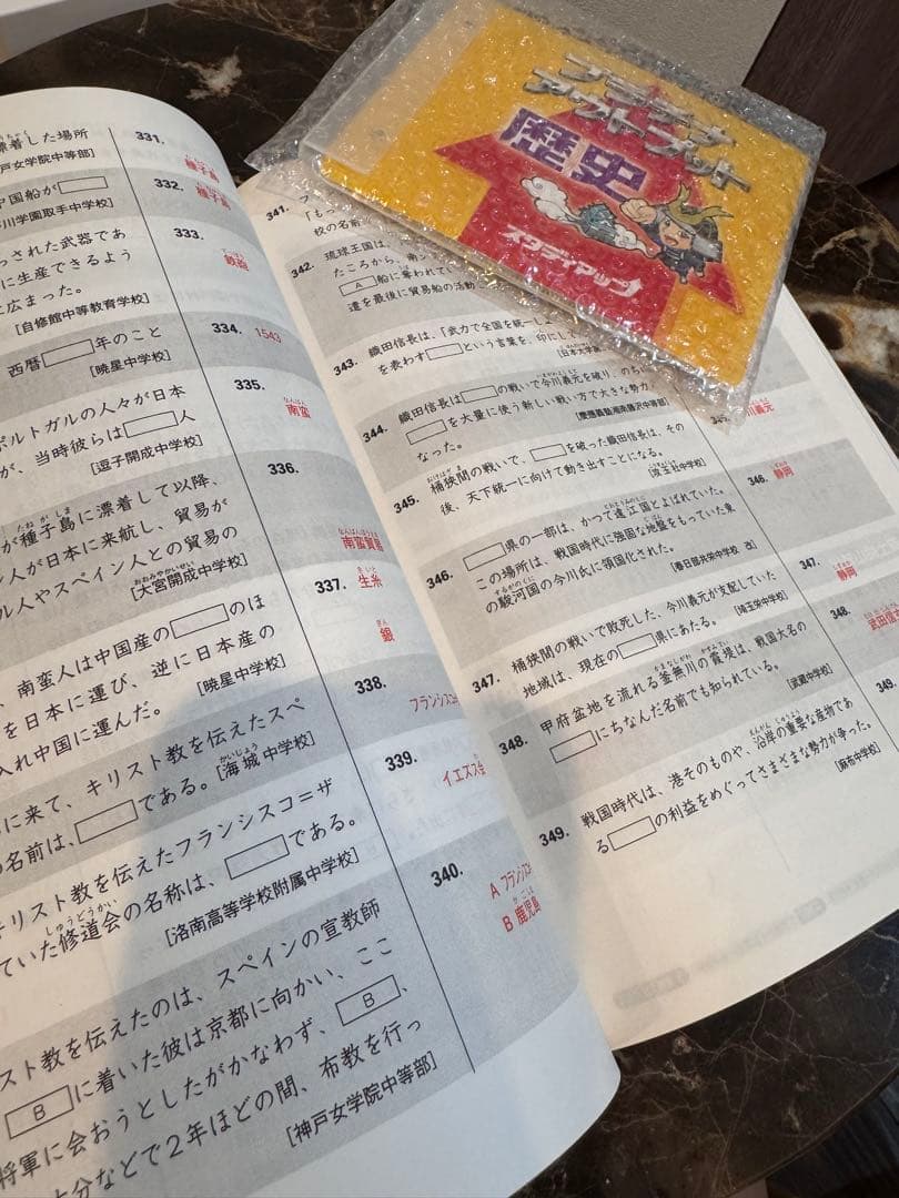 ［未使用近い］ スタディアップ　プラチナ アウトプット 歴史777問