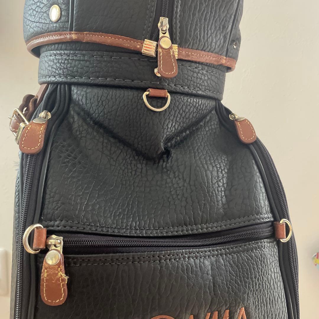 ホンマゴルフHONMA日本製 高級ヘリテイジ ゴジラシボ素材キャディバッグ