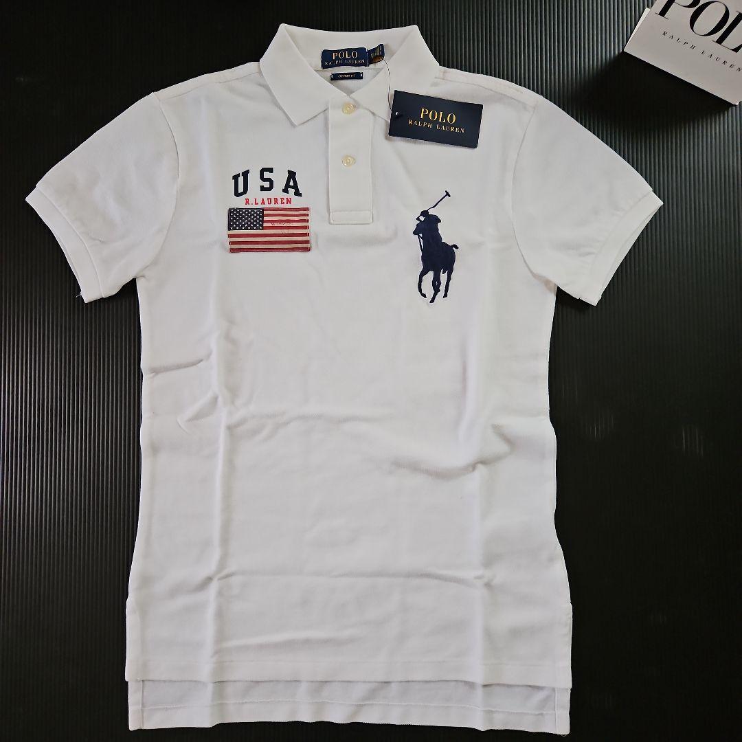 未使用❕POLO 星条旗 BIGPONY ポロ　XS 165/88A