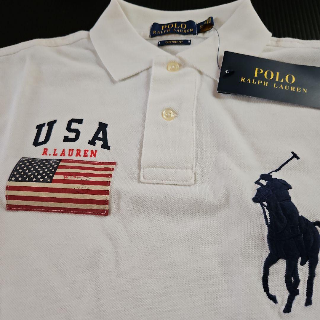 未使用❕POLO 星条旗 BIGPONY ポロ　XS 165/88A