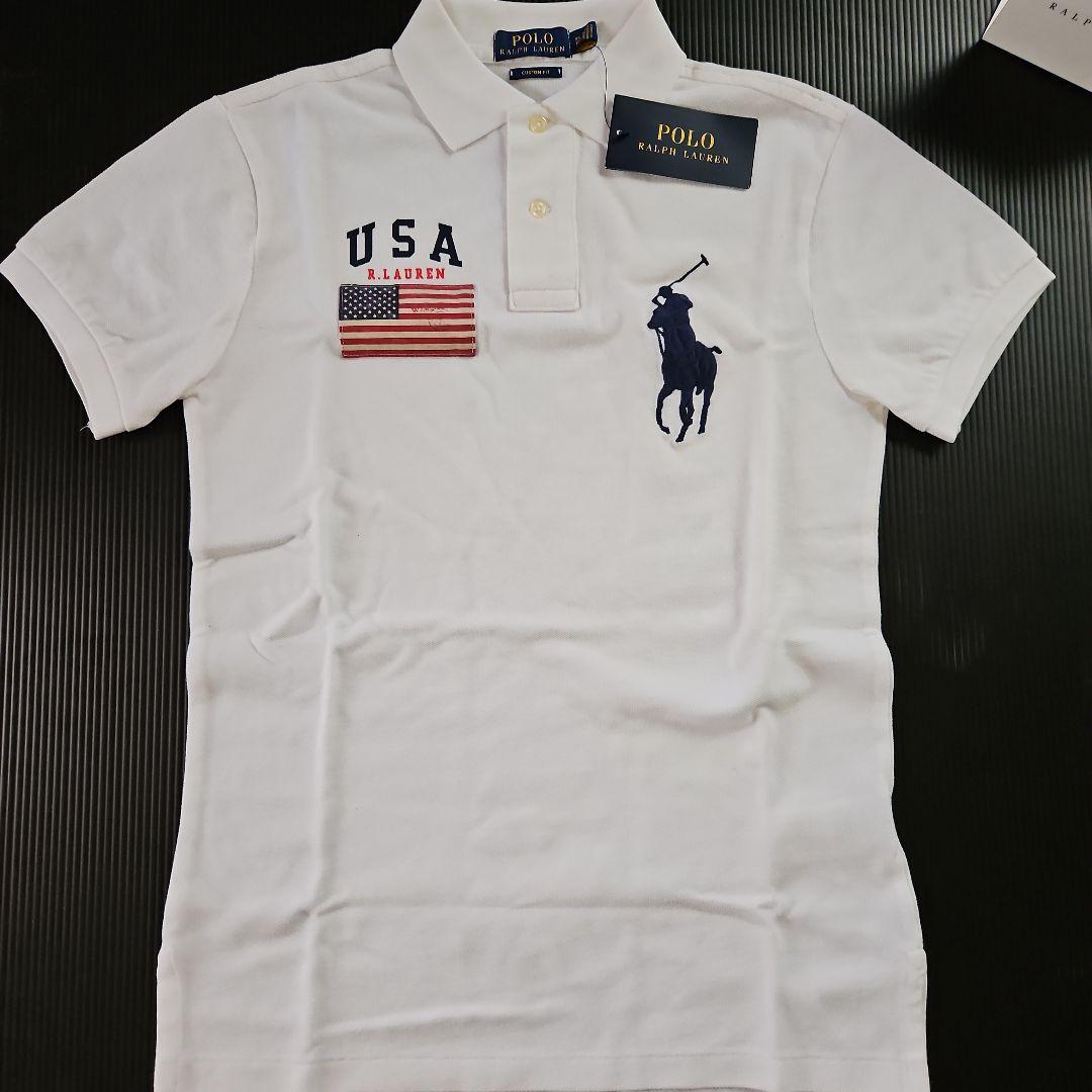未使用❕POLO 星条旗 BIGPONY ポロ　XS 165/88A