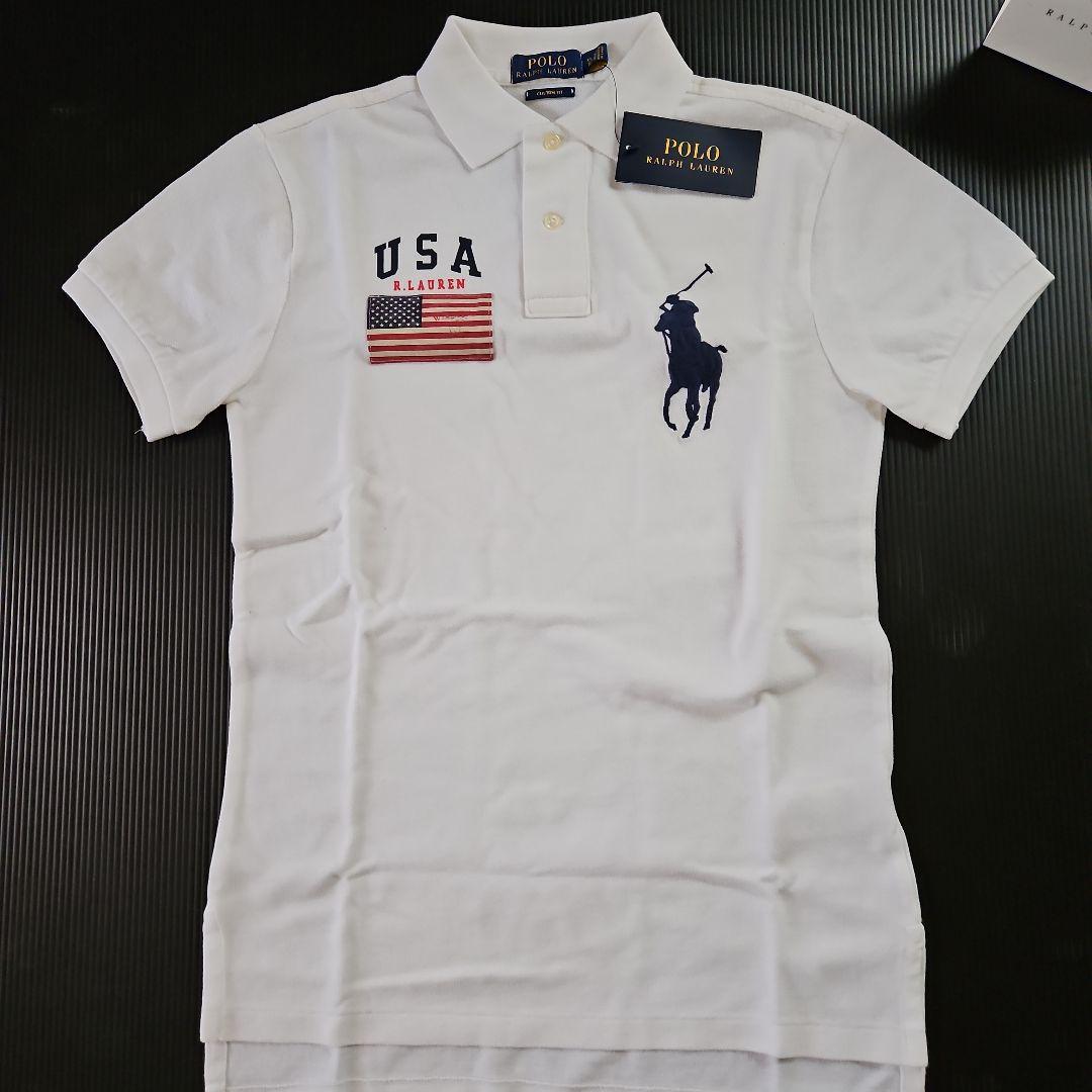 未使用❕POLO 星条旗 BIGPONY ポロ　XS 165/88A
