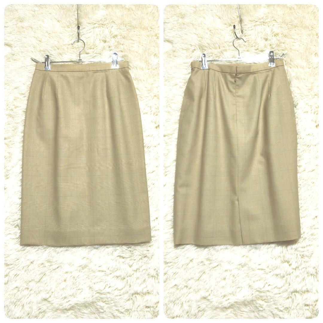 バーバリー　セットアップ　スカート　チェック　レトロ　1つボタン　40