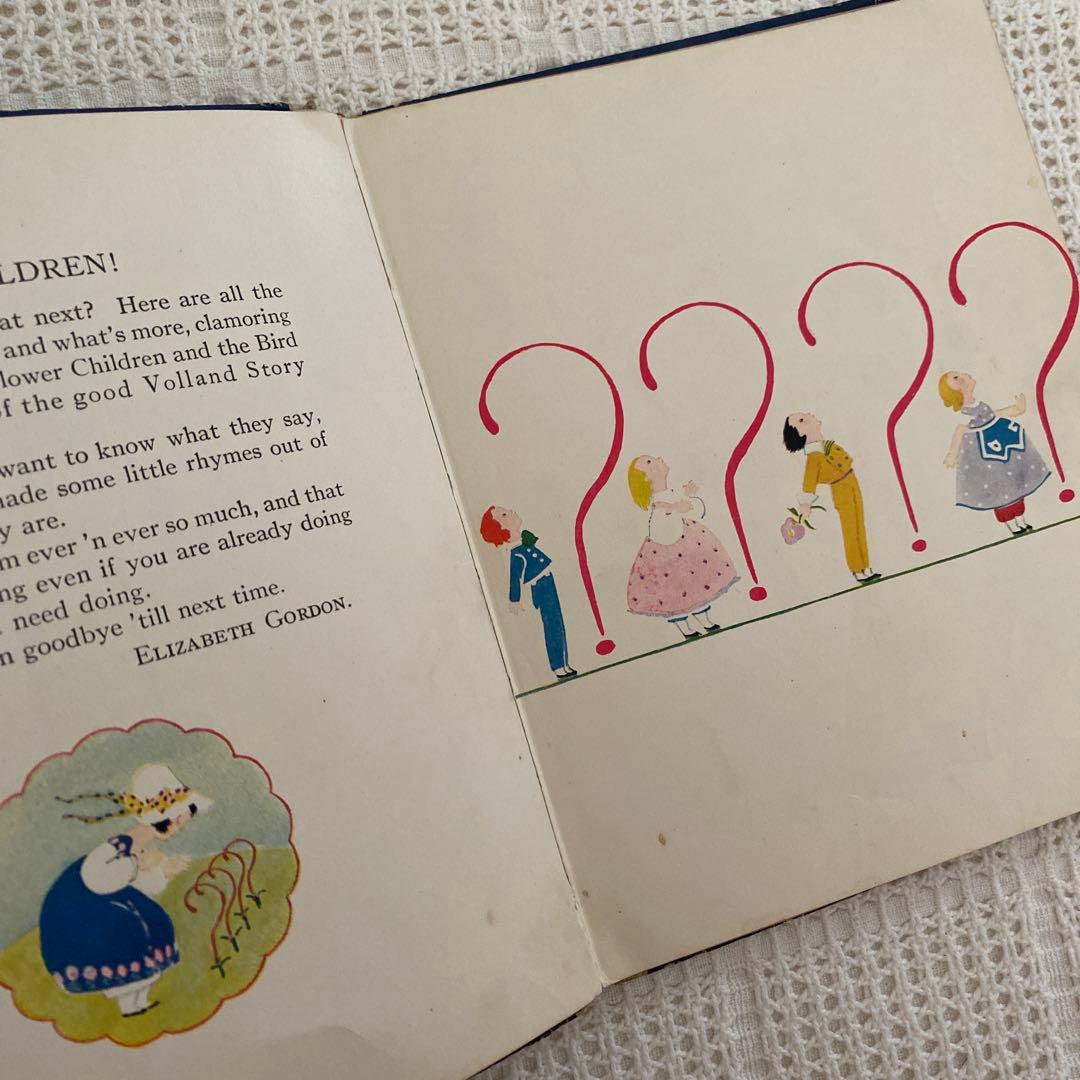 【希少】1924年 アメリカの可愛い絵本  エリザベスゴードン ビスクドール