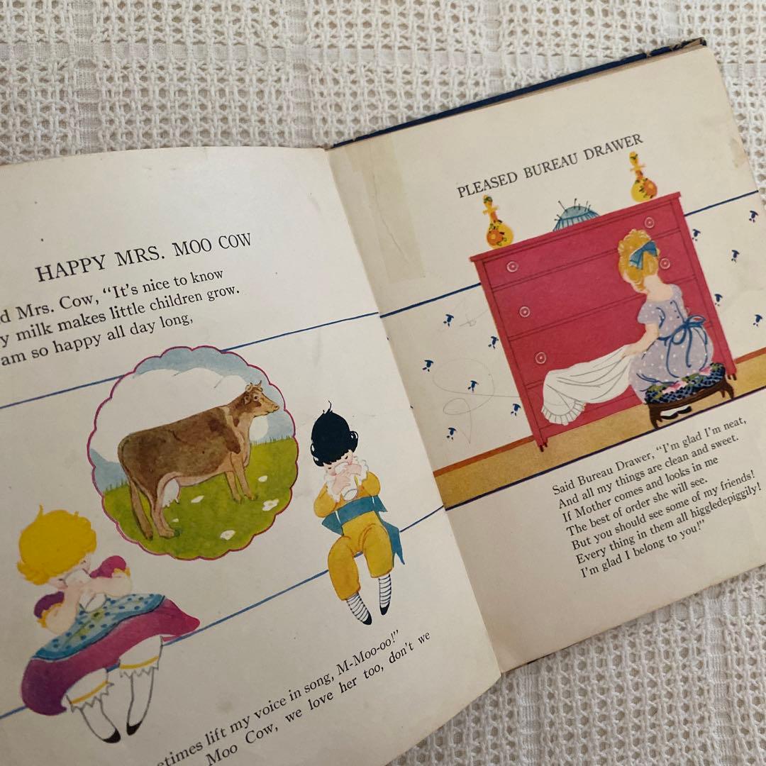 【希少】1924年 アメリカの可愛い絵本  エリザベスゴードン ビスクドール