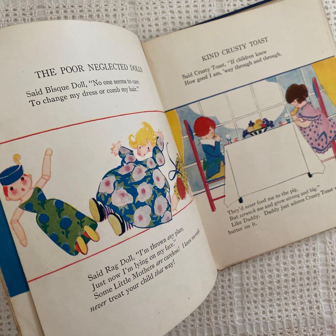 【希少】1924年 アメリカの可愛い絵本  エリザベスゴードン ビスクドール