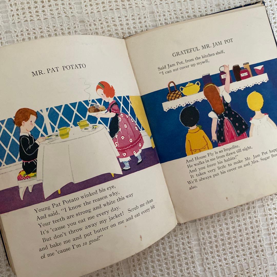 【希少】1924年 アメリカの可愛い絵本  エリザベスゴードン ビスクドール