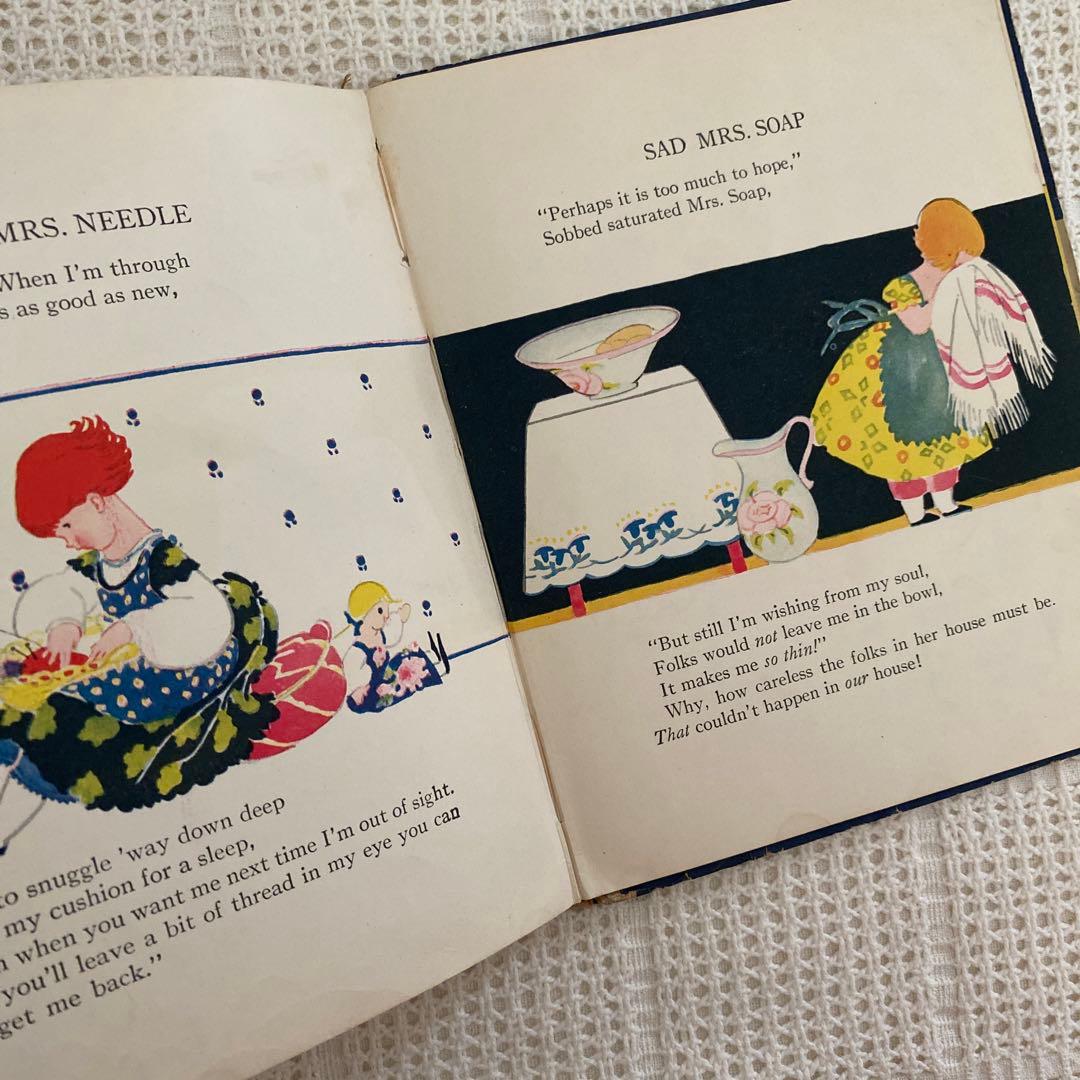 【希少】1924年 アメリカの可愛い絵本  エリザベスゴードン ビスクドール