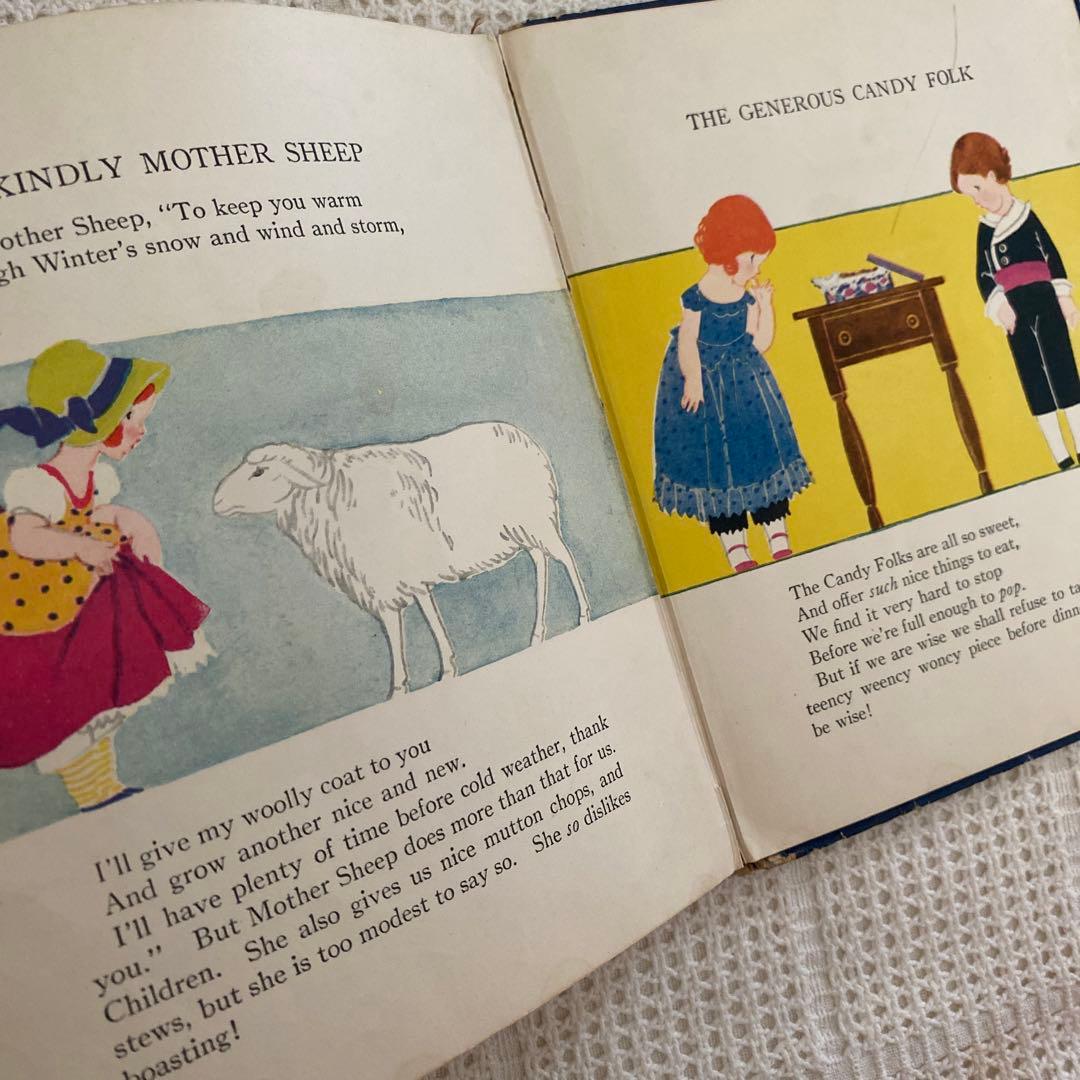 【希少】1924年 アメリカの可愛い絵本  エリザベスゴードン ビスクドール