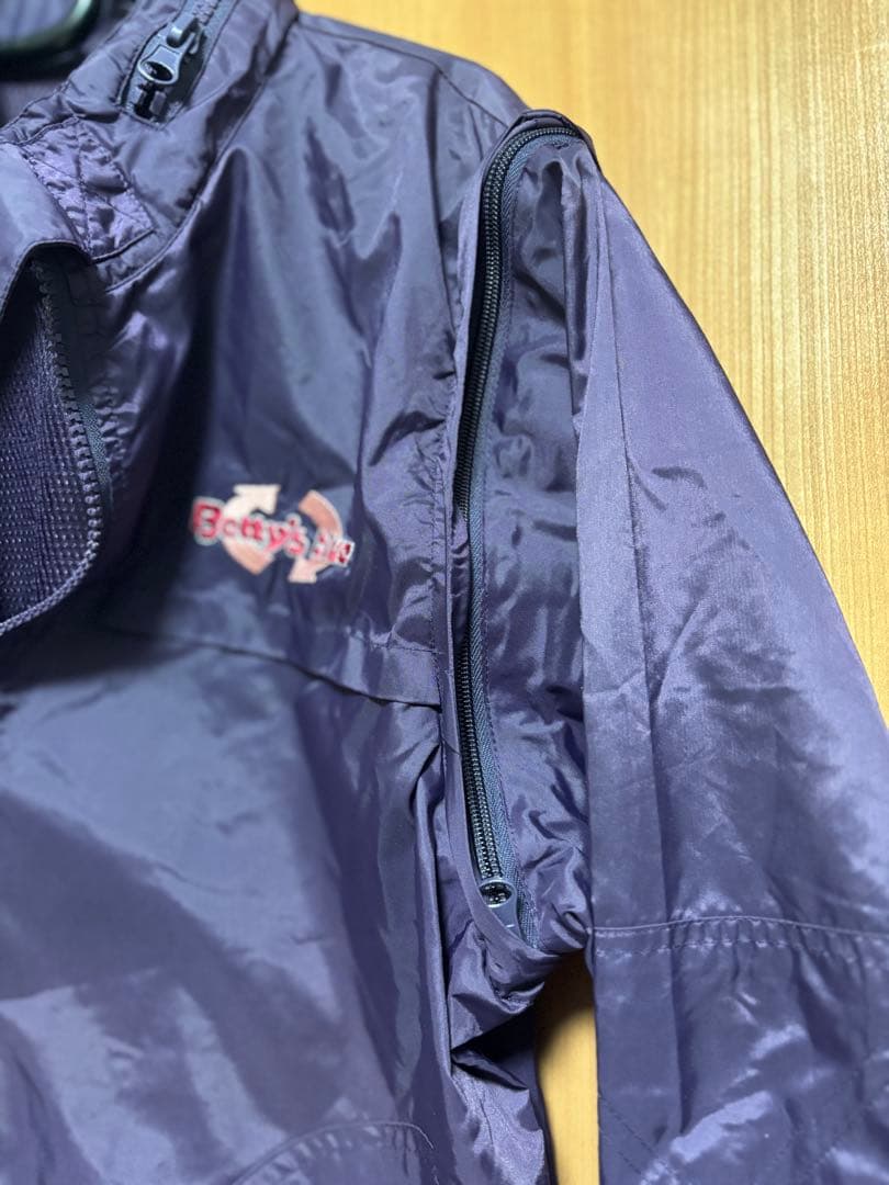 べティーズブルー　紫色 ジッパー付きジャケット