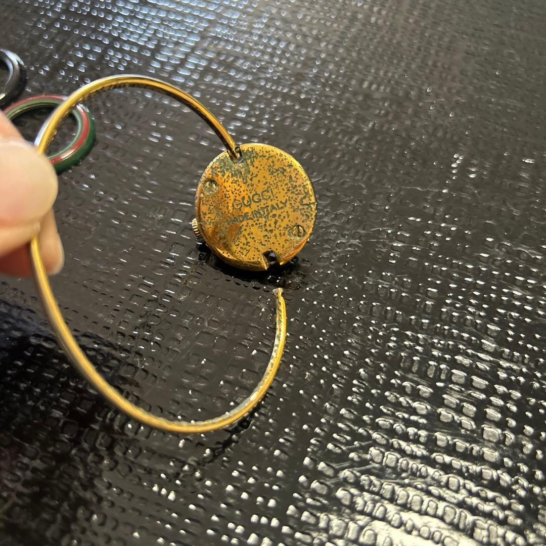 【GUCCI】グッチ　チェンジベゼル　ゴールドウォッチ　ブレスレットヴィンテージ