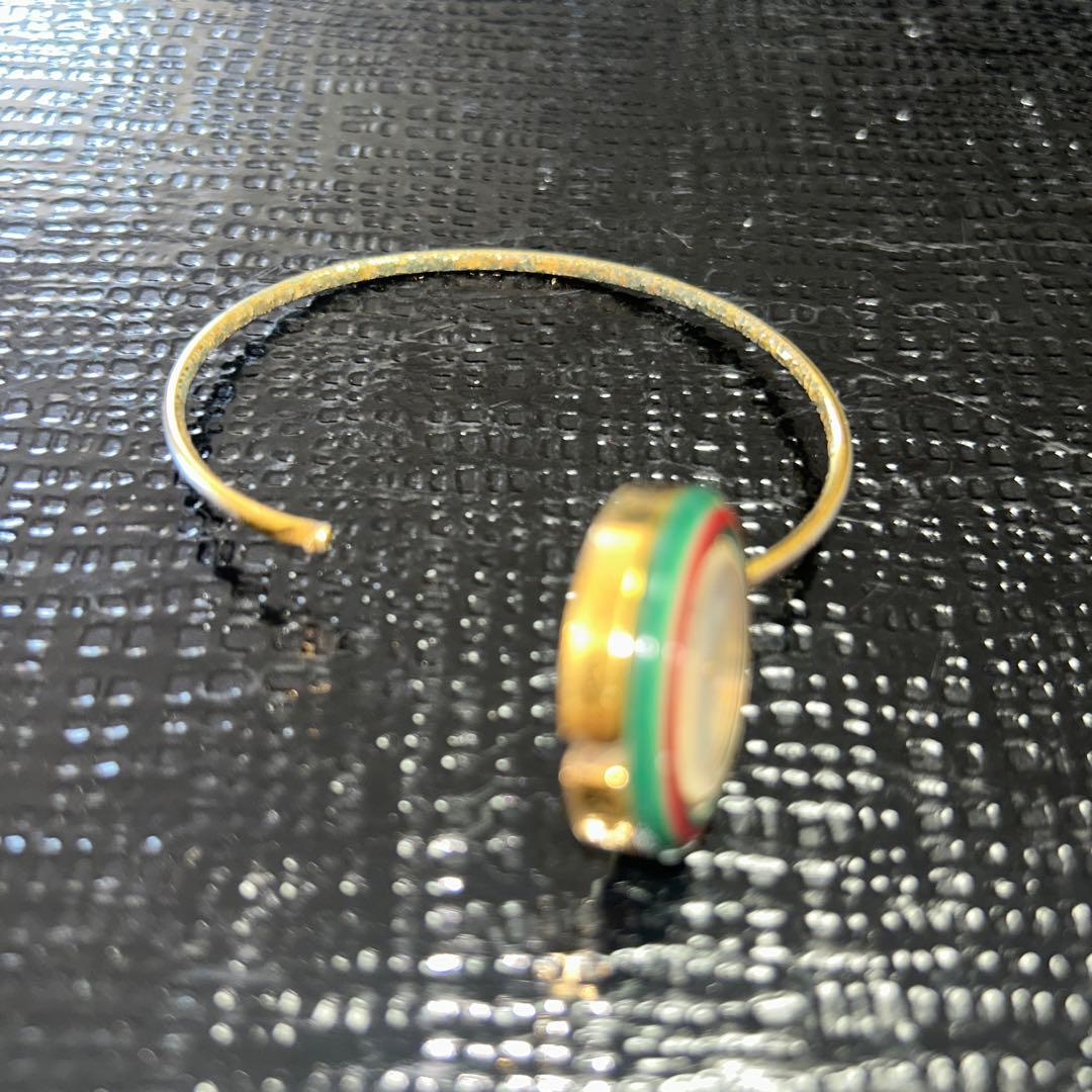 【GUCCI】グッチ　チェンジベゼル　ゴールドウォッチ　ブレスレットヴィンテージ