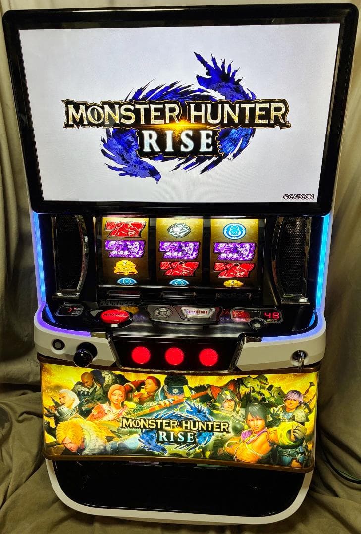 スマスロ モンスターハンターライズ☆遊技アダプタ取付済実機☆たのメル便送料無料