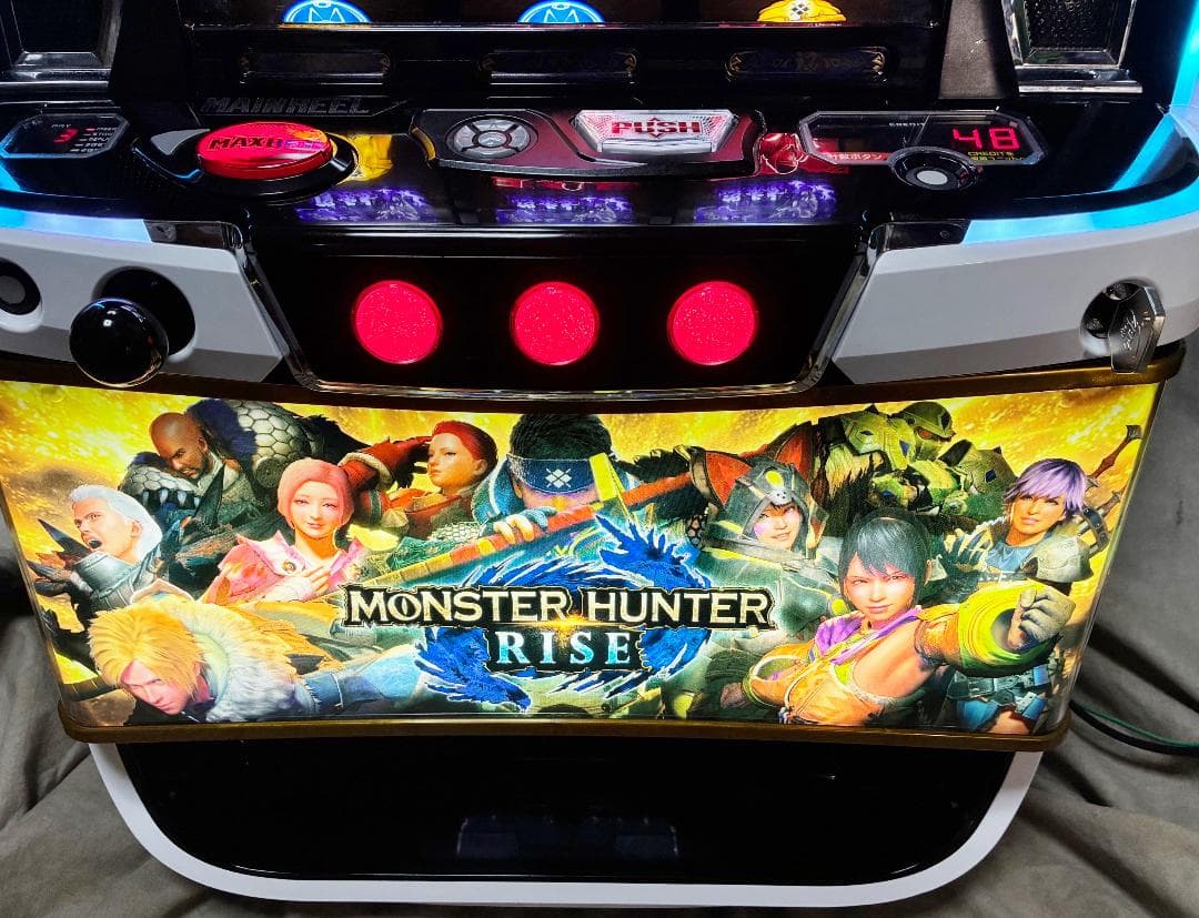 スマスロ モンスターハンターライズ☆遊技アダプタ取付済実機☆たのメル便送料無料
