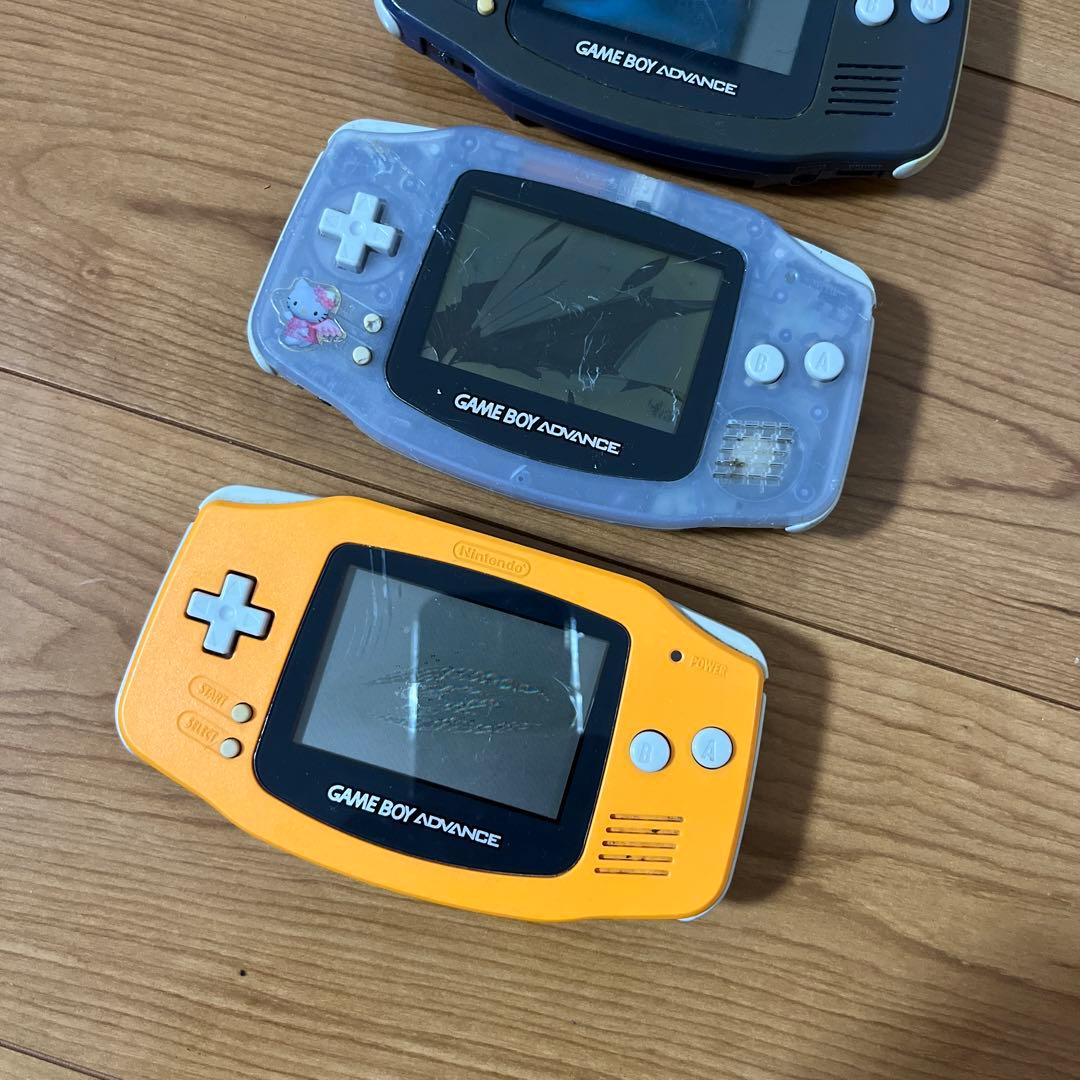 Nintendo GBアドバンス本体  3台ジャンク品 まとめ売り