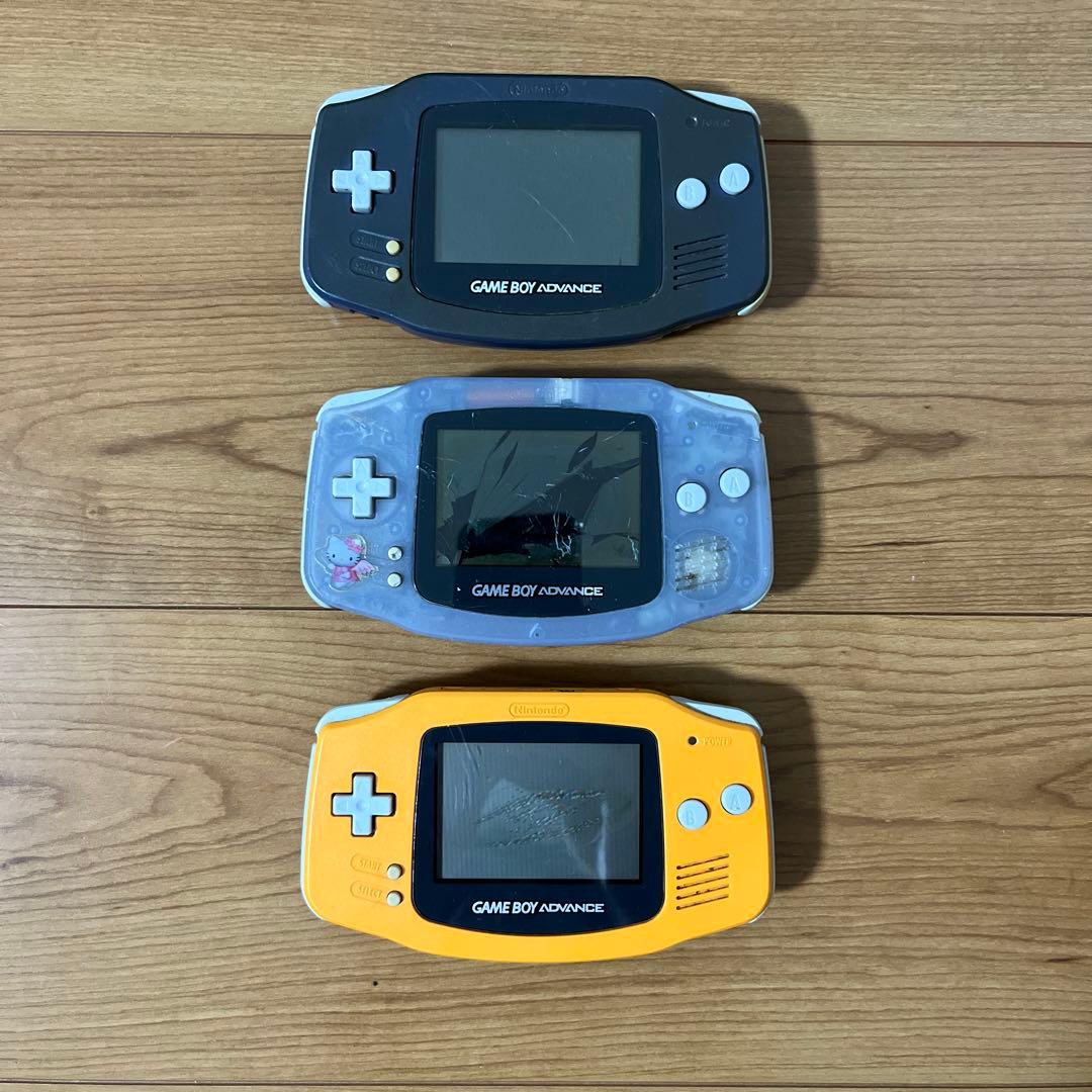 Nintendo GBアドバンス本体  3台ジャンク品 まとめ売り
