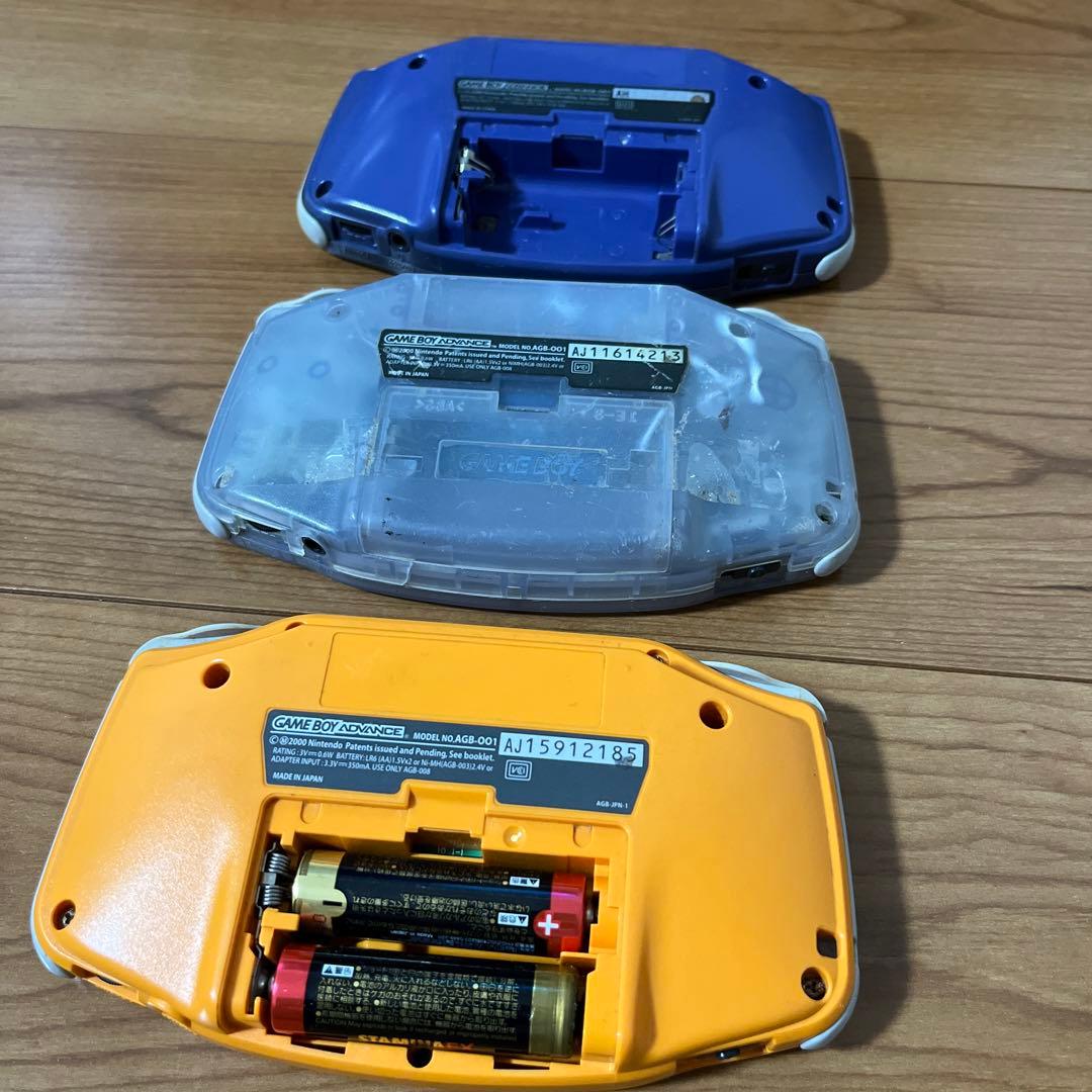 Nintendo GBアドバンス本体  3台ジャンク品 まとめ売り