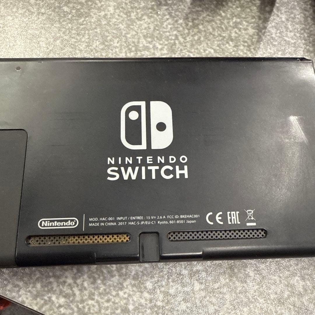 付属品なしNintendo Switch グレー 本体左なし