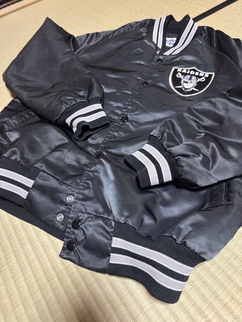 Chalk Line RAIDERS スタジャン Mサイズ ブラック kj着