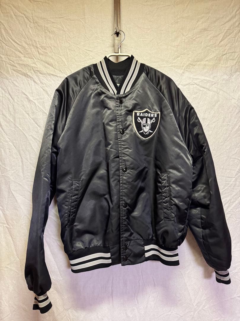 Chalk Line RAIDERS スタジャン Mサイズ ブラック kj着