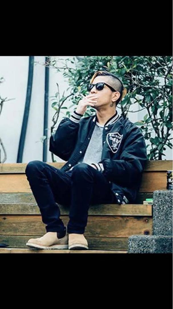 Chalk Line RAIDERS スタジャン Mサイズ ブラック kj着