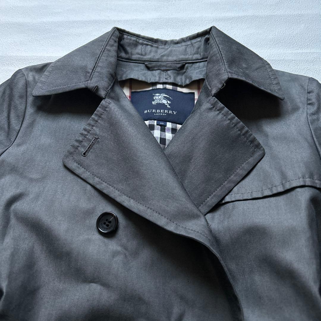 美品✨BURBERRY LONDON バーバリー　トレンチコート メガチェック