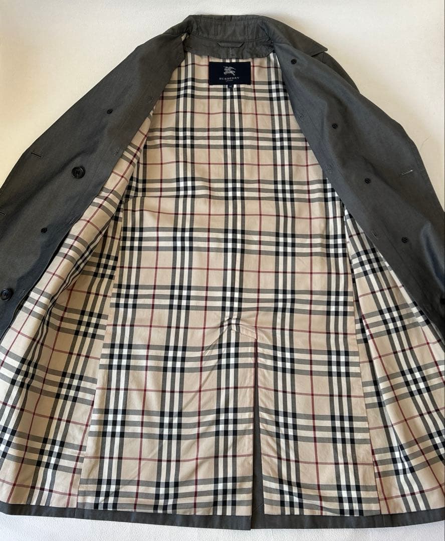 美品✨BURBERRY LONDON バーバリー　トレンチコート メガチェック