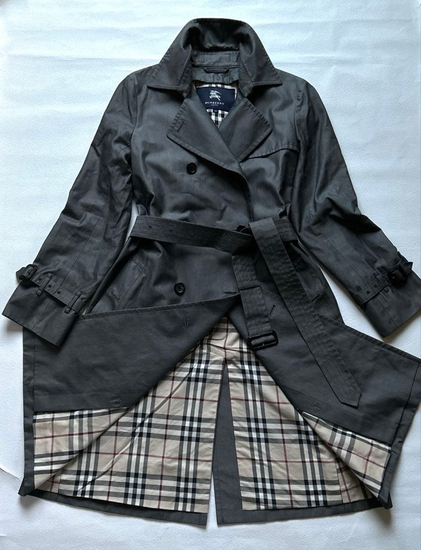 美品✨BURBERRY LONDON バーバリー　トレンチコート メガチェック
