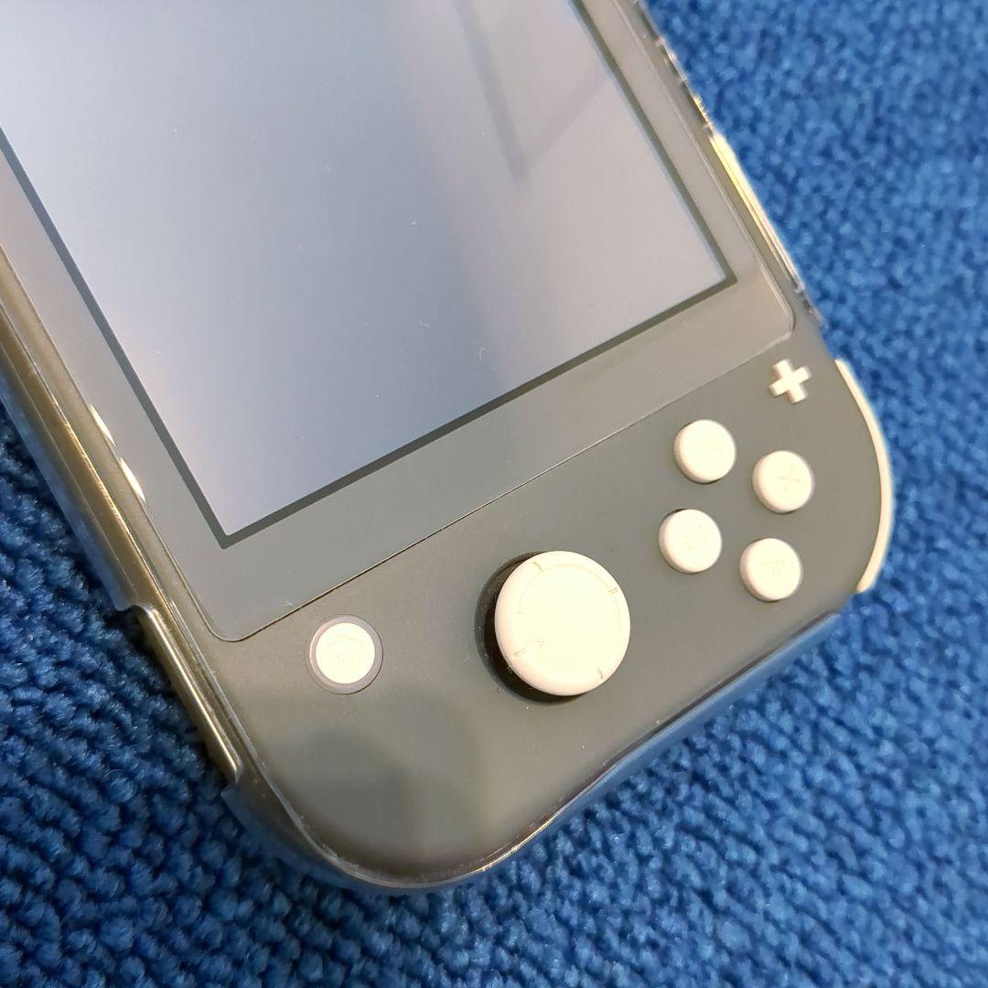 任天堂 Switch Lite グレー ACアダプター、カバー、保護シール付
