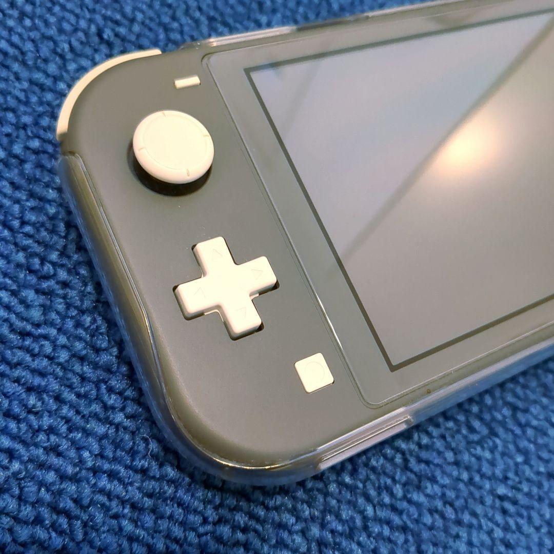 任天堂 Switch Lite グレー ACアダプター、カバー、保護シール付