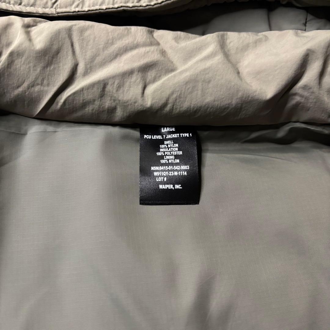 美品✨ WAIPER.inc PCU Type1 プリマロフト WP1021