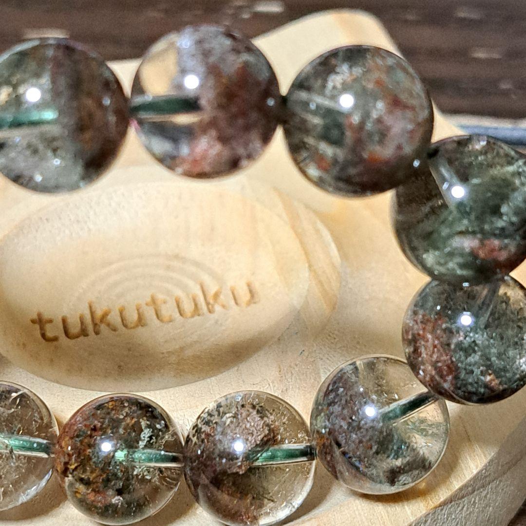 高品質　高透明　大玉ガーデンクォーツ　クリア庭園水晶　レッドグリーン　ピンク