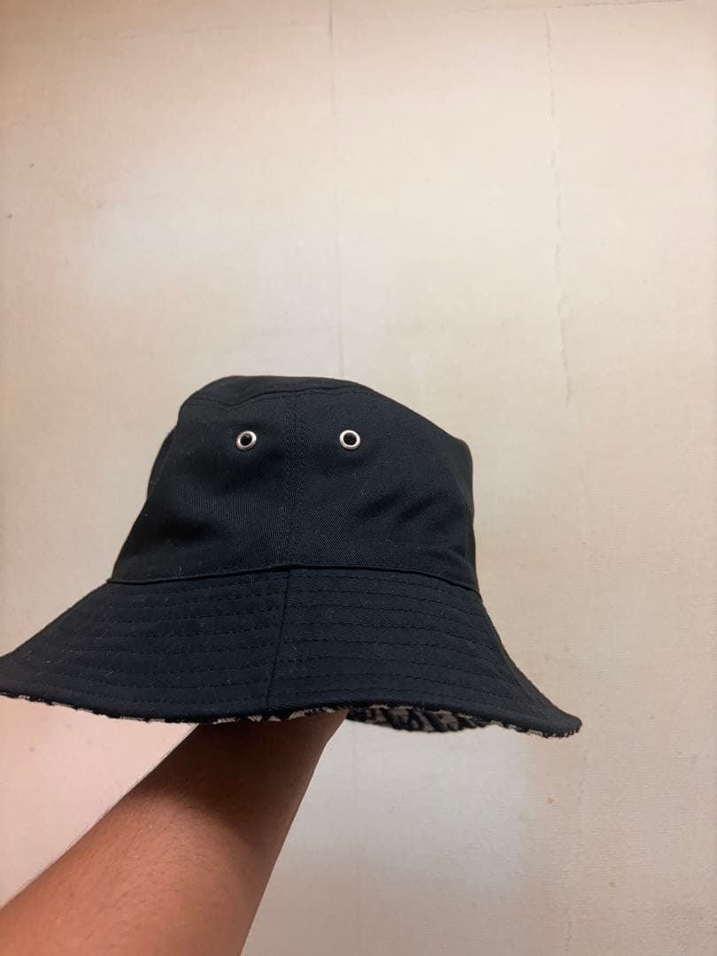 maria様用Christian Dior バケットハット 黒 100%コットン