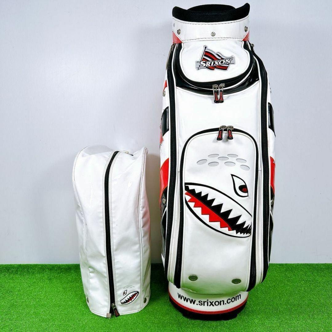 【希少】スリクソン ガオモンスター キャディバッグ エナメル 3点式ショルダー