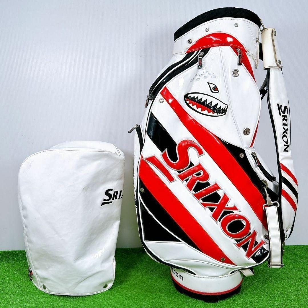 【希少】スリクソン ガオモンスター キャディバッグ エナメル 3点式ショルダー