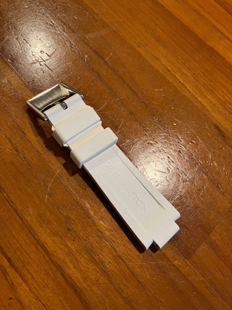 Louis Vuitton タンブール用ラバーベルト 白