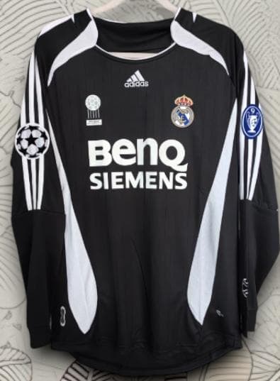 06/07 レアル·マドリード アウェイ 長袖 ベッカム 23番 レトロ