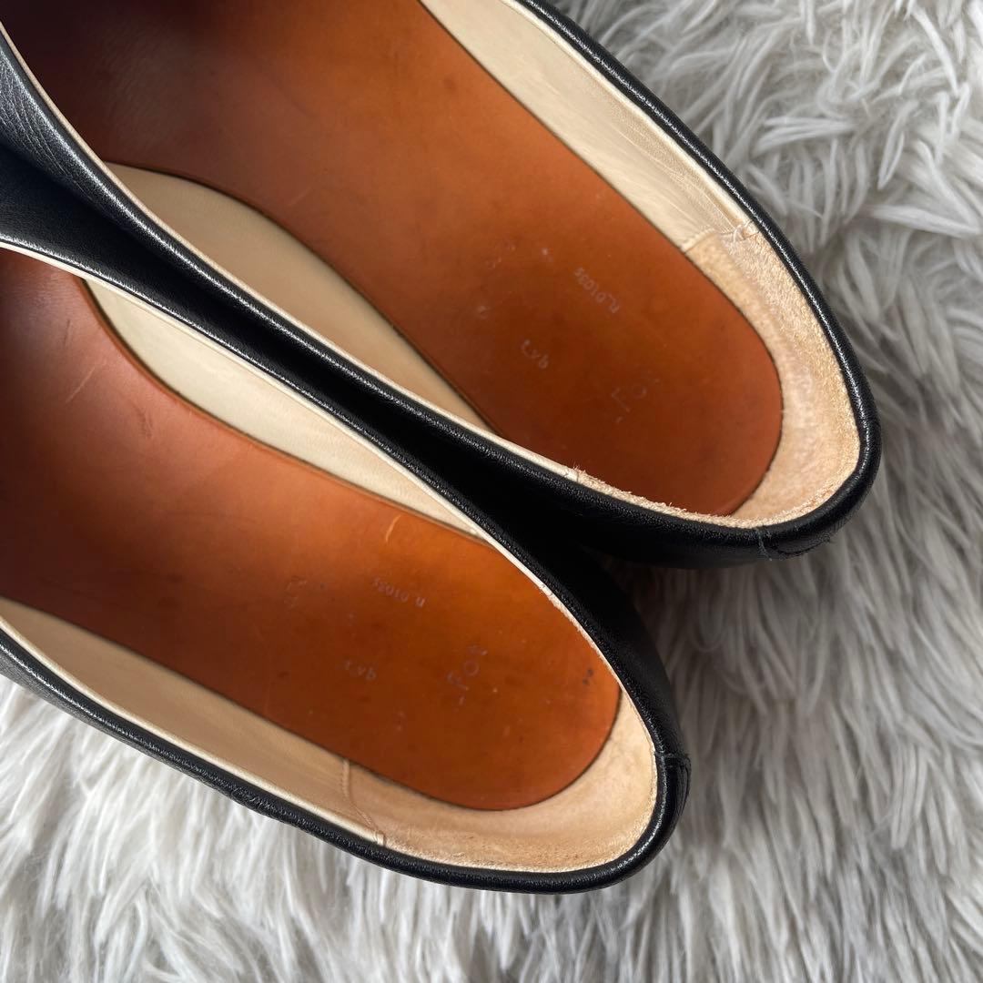 【美品】fot フォート パンプス V ballet ブラック