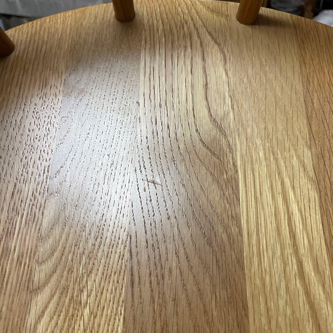 安心の梱包頼める便⭐︎無印良品　オーク材アームチェア・丸脚　MUJI　良品計画