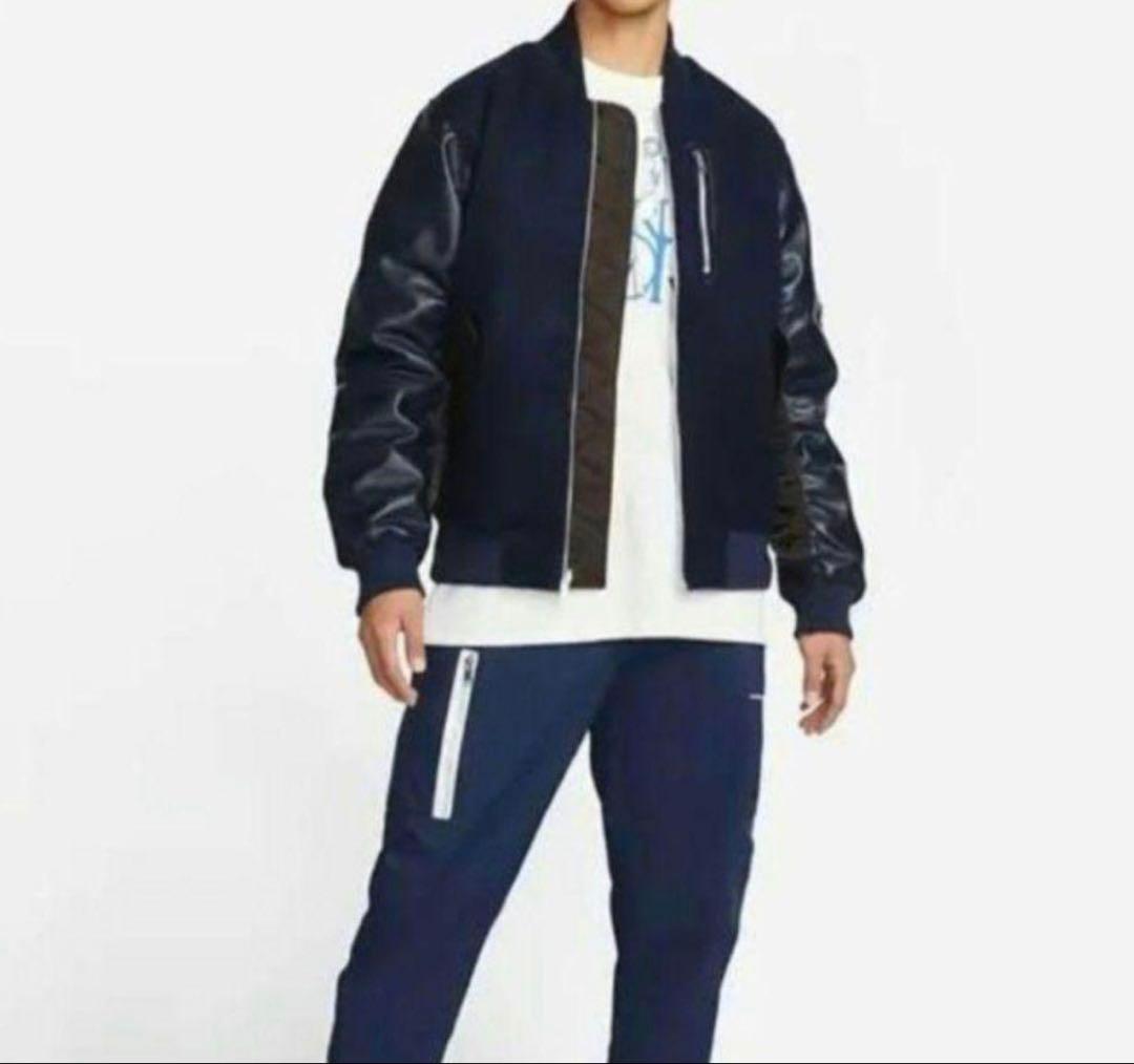 NIKE NSW スタジャン デストロイヤージャケット ネイビー XL