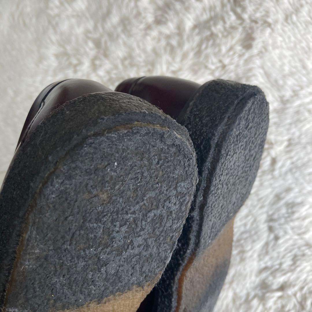 【美品】G.H.BASS Weejuns ローファー ブラウン レッド