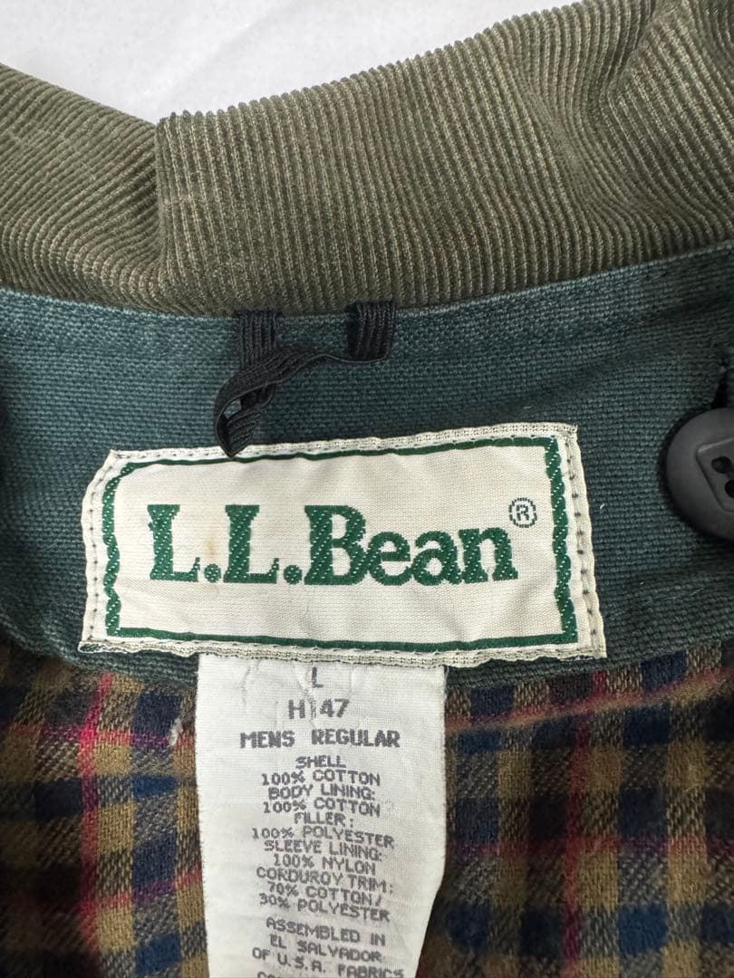 L.L.Bean グリーン カバーオール Lサイズ