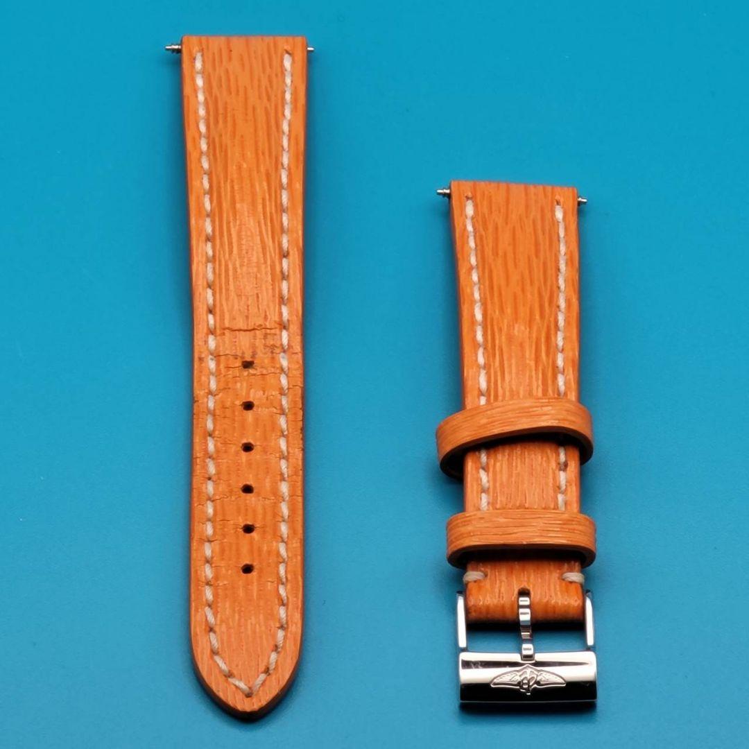 BREITLING用品①【中古】純正 レザーベルト 取付幅16㎜ 尾錠幅14㎜