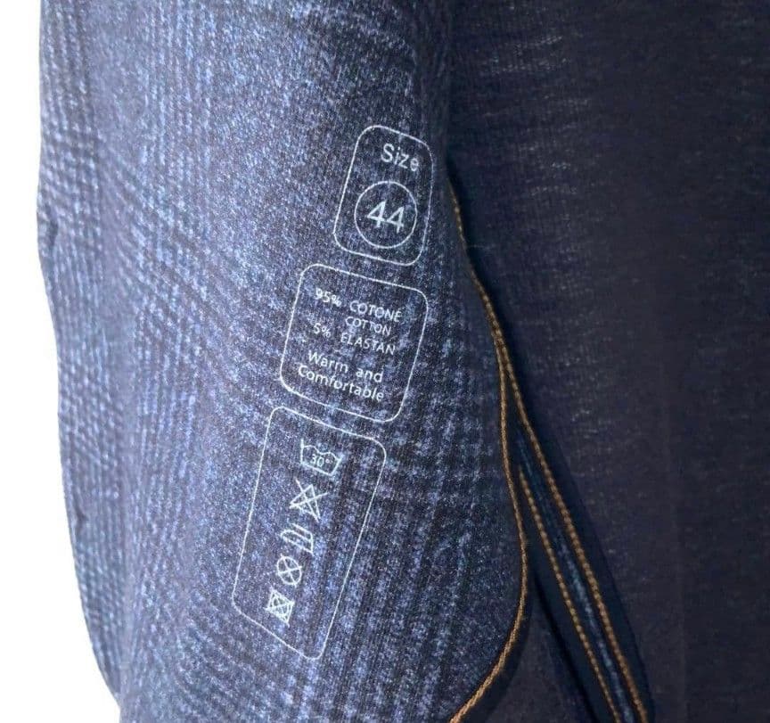 CIRCOLO1901チルコロ ジャージジャケット 44 ネイビーグレンチェック