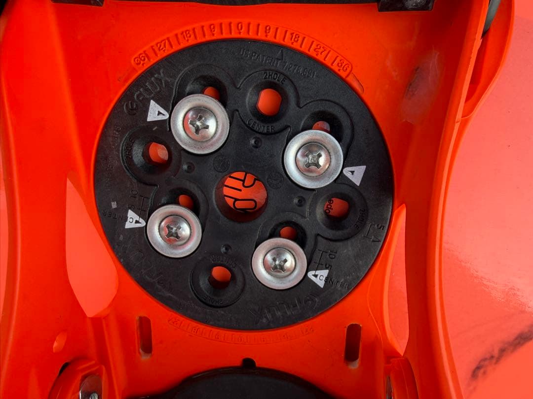 スノーボード ビンディング付き セット FLUX フラックス グラトリ オレンジ