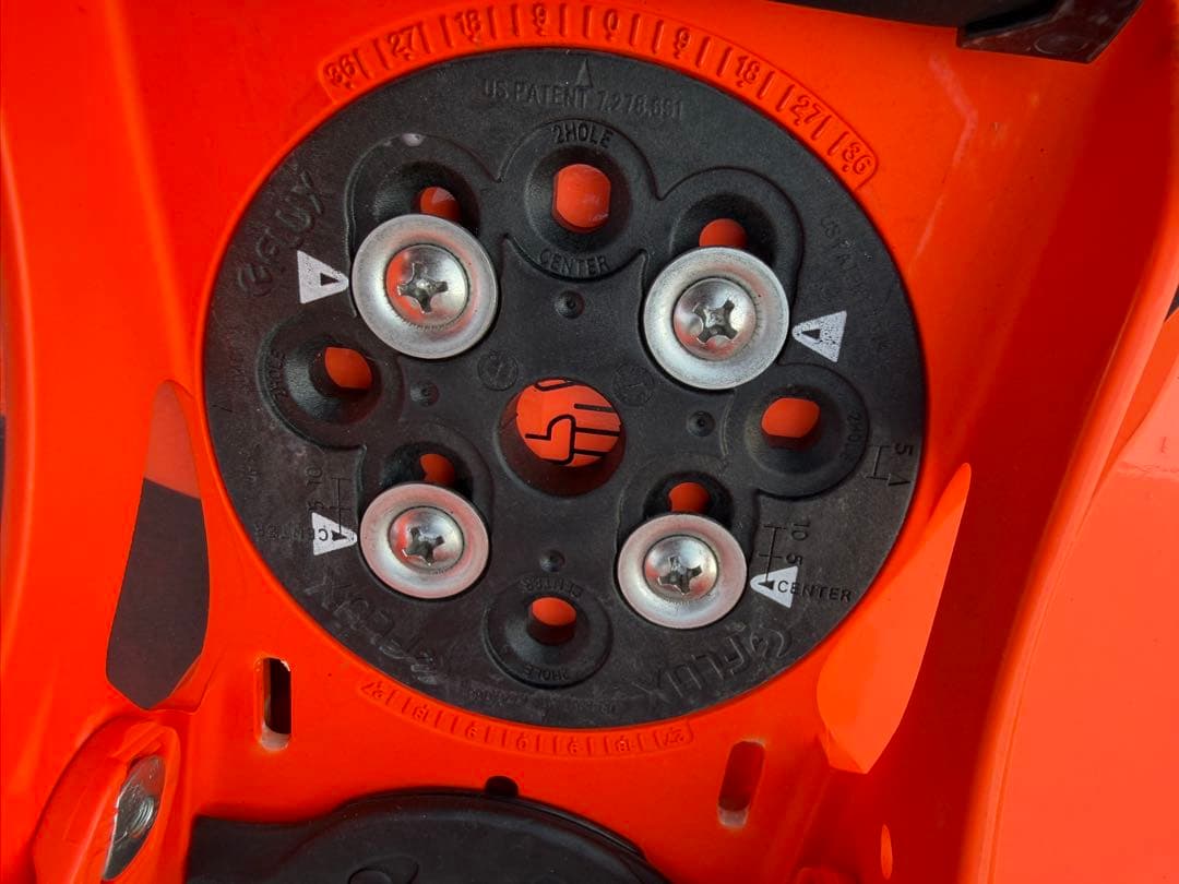 スノーボード ビンディング付き セット FLUX フラックス グラトリ オレンジ