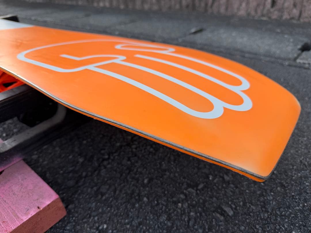 スノーボード ビンディング付き セット FLUX フラックス グラトリ オレンジ