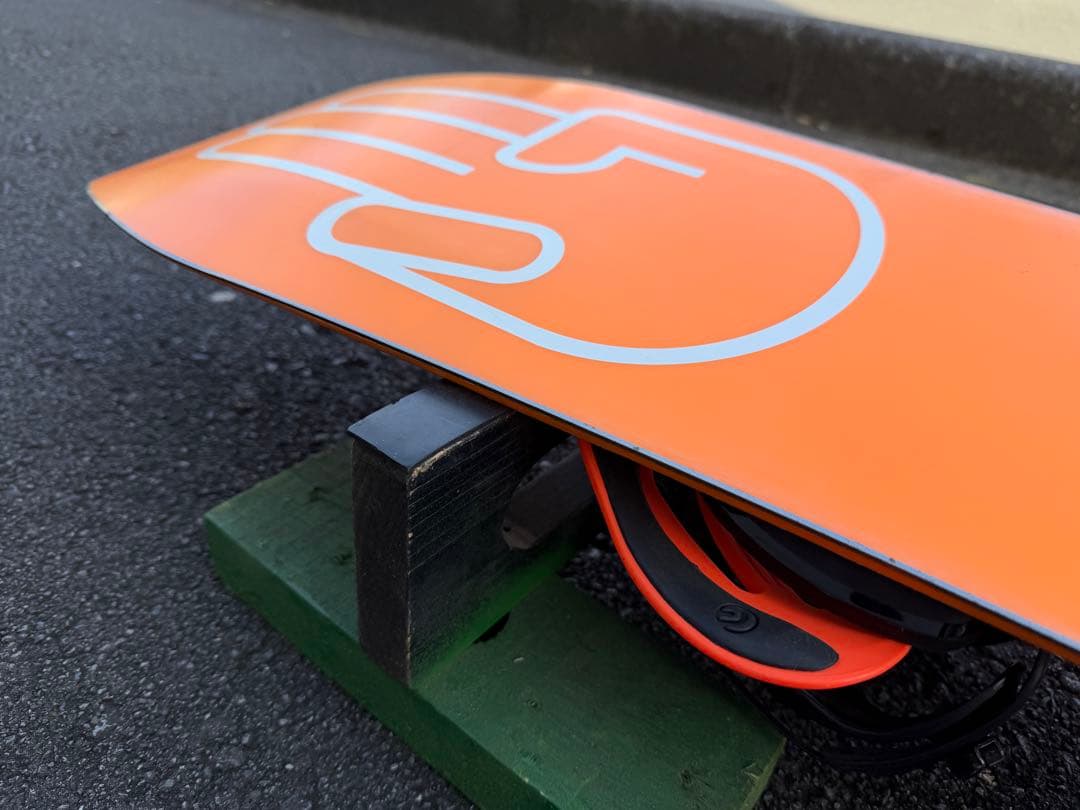 スノーボード ビンディング付き セット FLUX フラックス グラトリ オレンジ